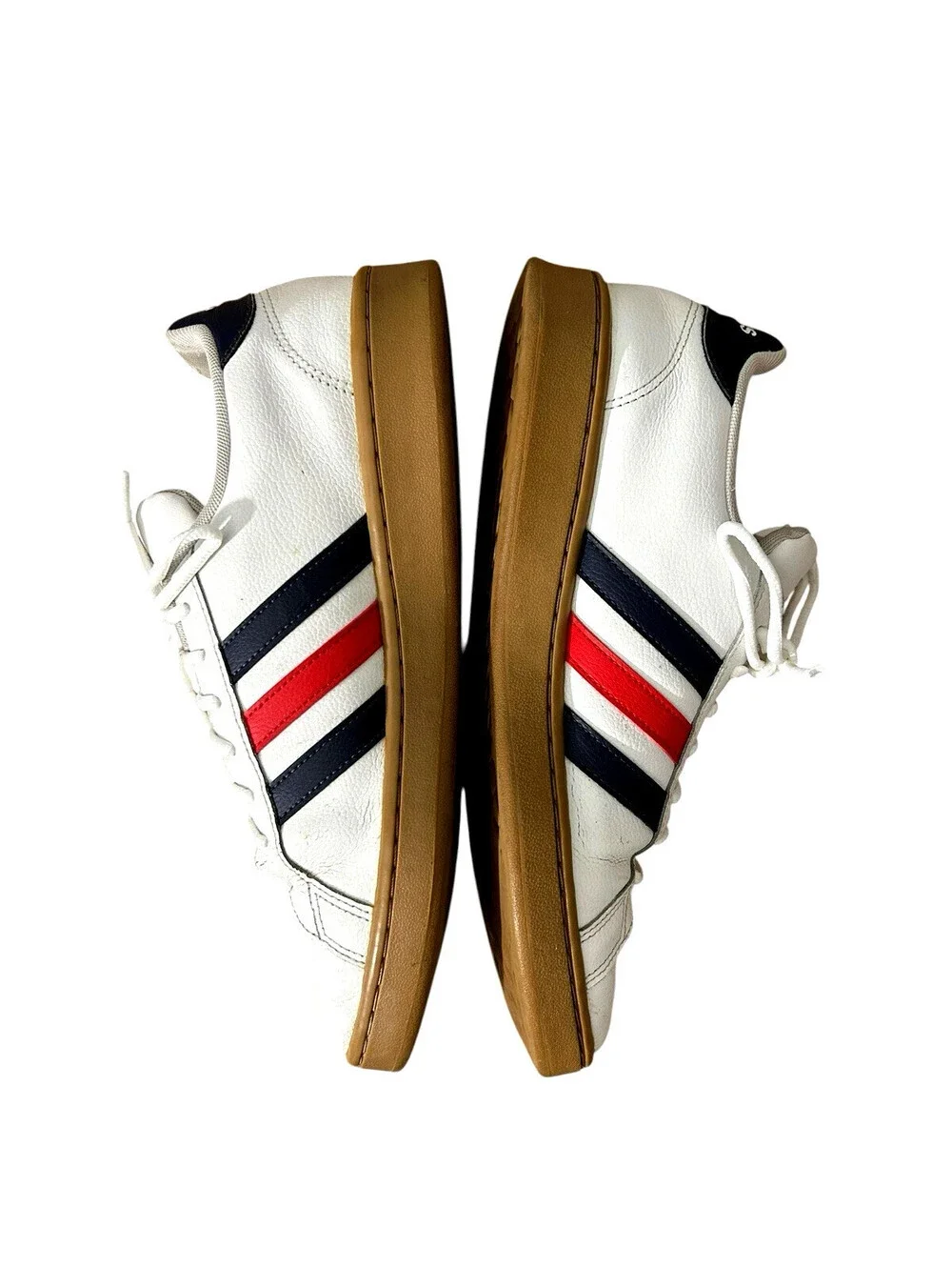 ADIDAS Mens (10.5) Grand Court Active Red /White / Blue - EE7888